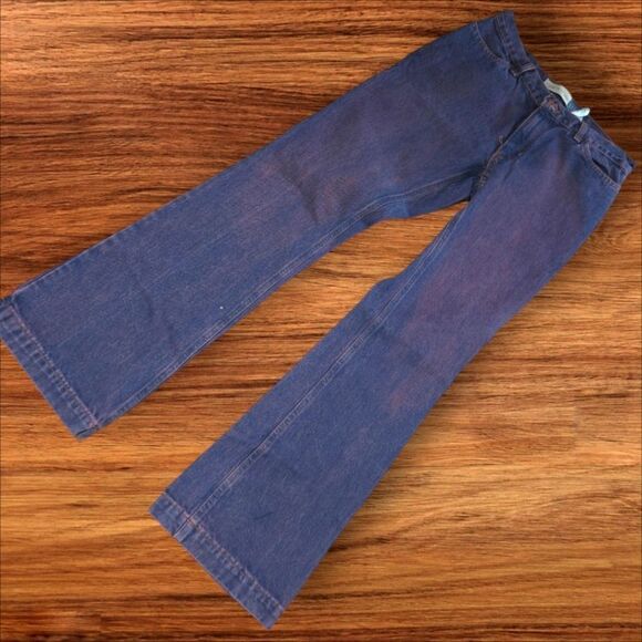 GAP Long and Lean Red Tinted Dark Denim Bootcut Jeans - Picture 1 of 6
